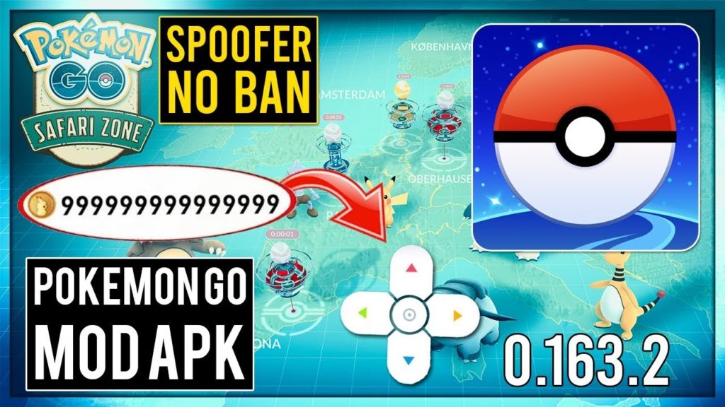Pokemon GO Mod Apk v0.163.4 Hack (GPS, Joystick, Location Spoofer, NO BAN) Android/iOS Download