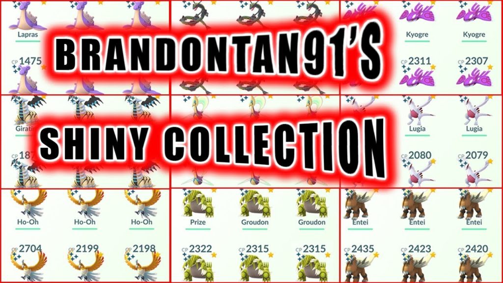 BRANDONTAN91’S SHINY POKEMON COLLECTION - Pokemon GO