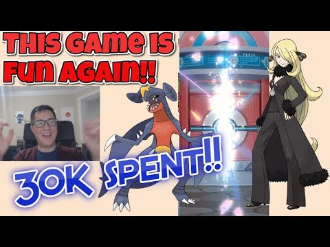 Pokemon Masters 30K Gems for Cynthia! THIS GAME IS FUN AGAIN!!