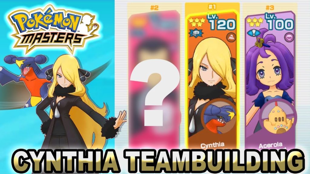 BEST TEAMBUILDING FOR CYNTHIA AND GARCHOMP! | Pokemon Masters