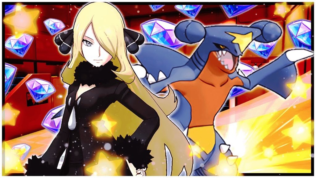 CYNTHIA IS HERE! Brand New Cynthia And Garchomp Sync Pair Scout! Pokemon Masters