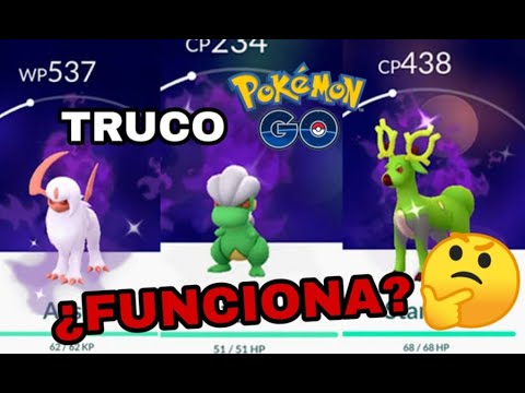 ¿REALMENTE FUNCIONA EL TRUCO PARA CONSEGUIR POKEMON SHINY OSCURO? POKEMON GO