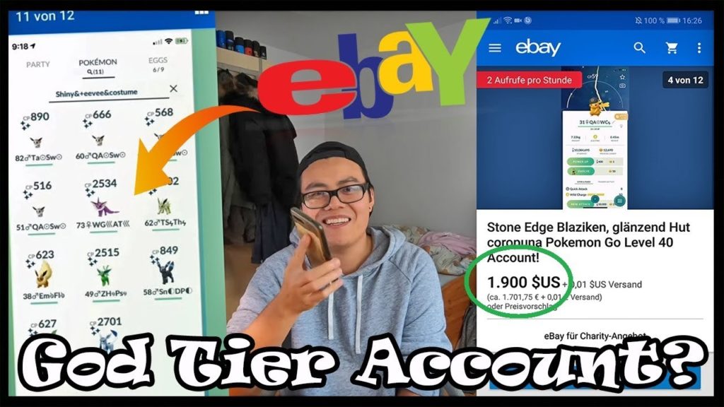 GOD TIER?! der KRASSTESTE Account bisher? Pokemon Go auf Ebay!