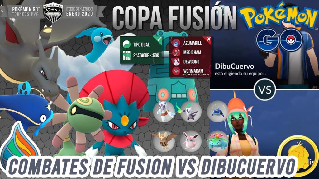 ¡ENFRENTANDO a DIBUCUERVO en COPA FUSIÓN-Pokémon Go PvP