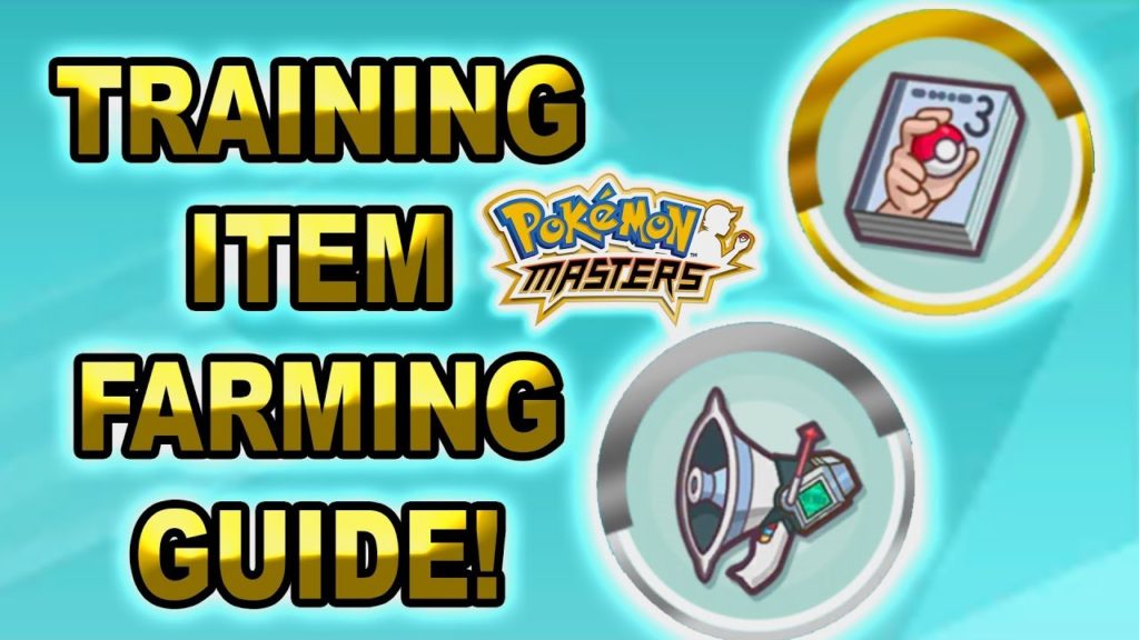 GUIDE ON HOW TO FARM TRAINING MACHINES AND LEVEL UP MANUELS FAST IN POKEMON MASTERS!