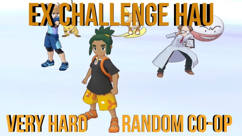 EX Challenge Hau Very Hard | Random Co-op Online | Pokemon Masters