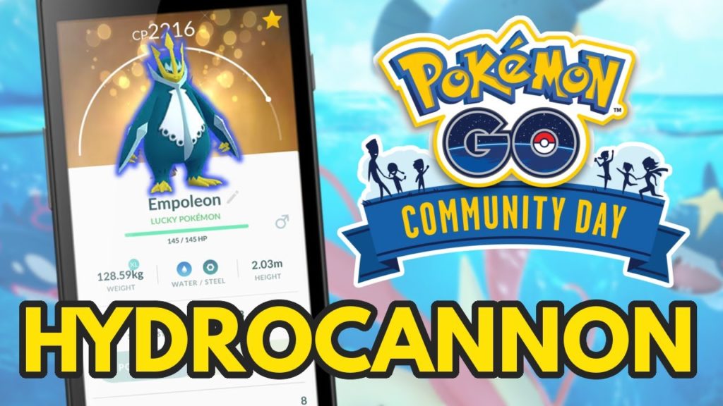 Hydro Cannon Empoleon Analysis | Pokemon GO Community Day