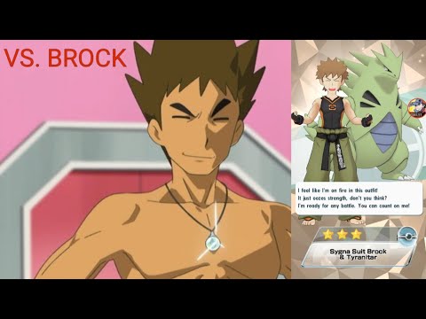 Pokémon Masters - VS. Brock & Tyranitar | BEST F2P Team