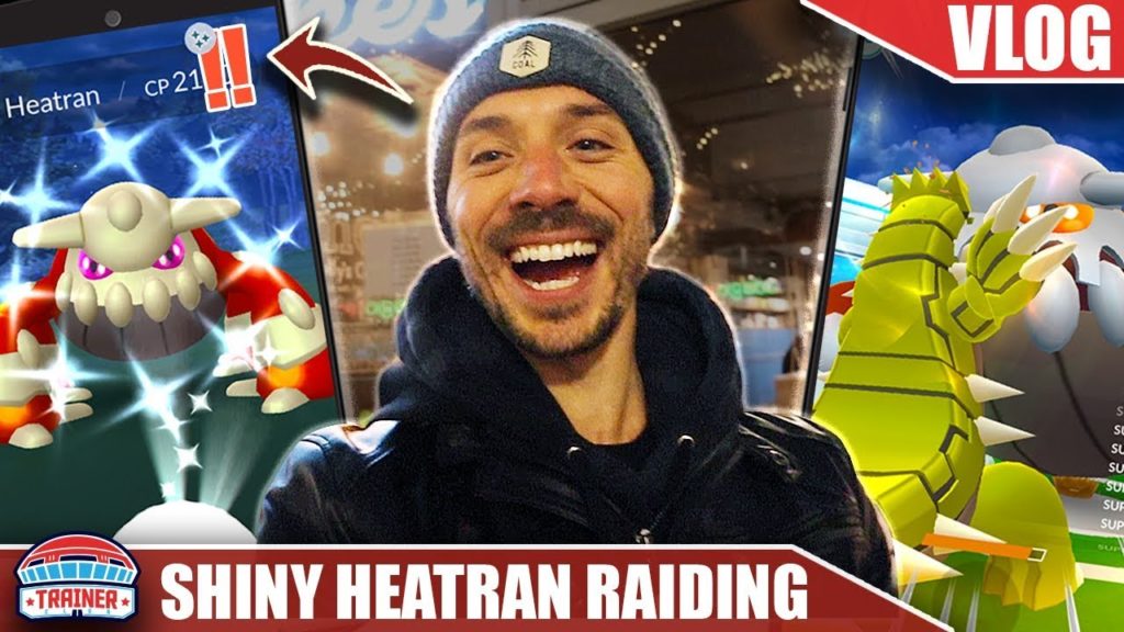 THERE'S NO BETTER FEELING! WHAT IV?! SHINY HEATRAN RAIDING | POKÉMON GO VLOG
