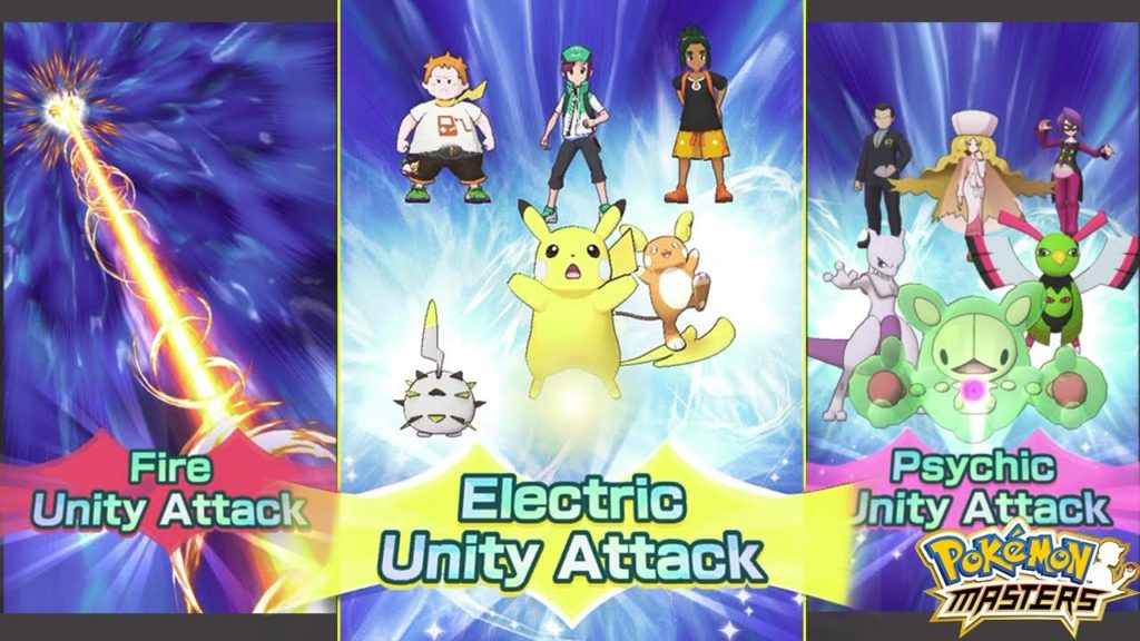 Pokémon Masters | All Unity Attacks (So Far)| 60fps