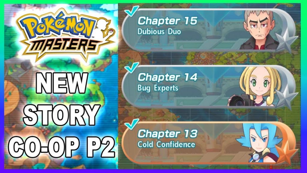 BEATING THE NEW STORY CO-OPS STAGES! CLAIR, VIOLA, NANU! | Pokemon Masters