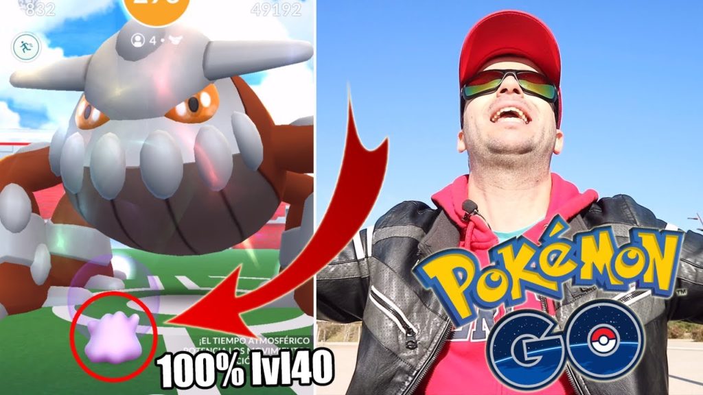 DITTO 100% LVL40 VS HEATRAN!! ¿SHINY? ¿100%? [Pokémon GO-davidpetit]