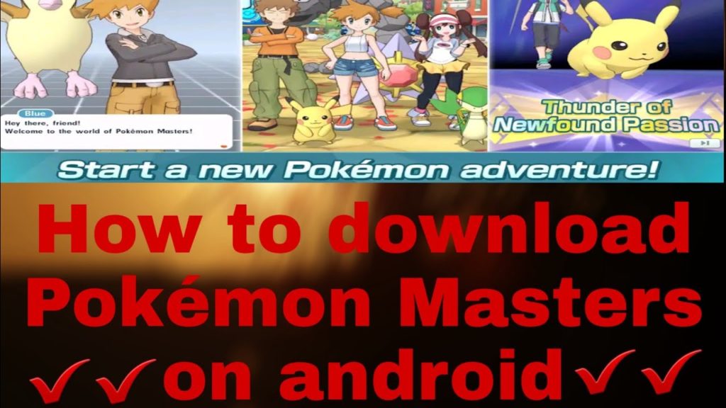 How to download Pokémon Masters on android[If this game is not available in your PlayStore]