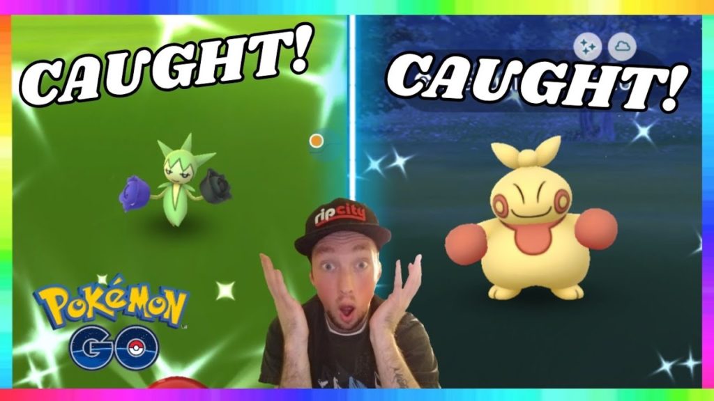 NO WAY! SHINY MAKUHITA & SHINY ROSELIA CAUGHT in Pokemon Go!