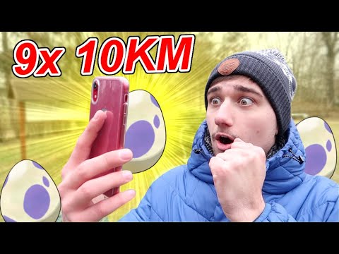 Nejvíc zmrzlý Opening :D! 9x 10km Egg | Pokémon GO
