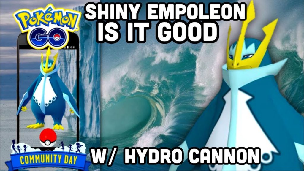 Shiny Empoleon w/ Hydro Cannon in Pokemon GO | Is it good? | Community Day tips