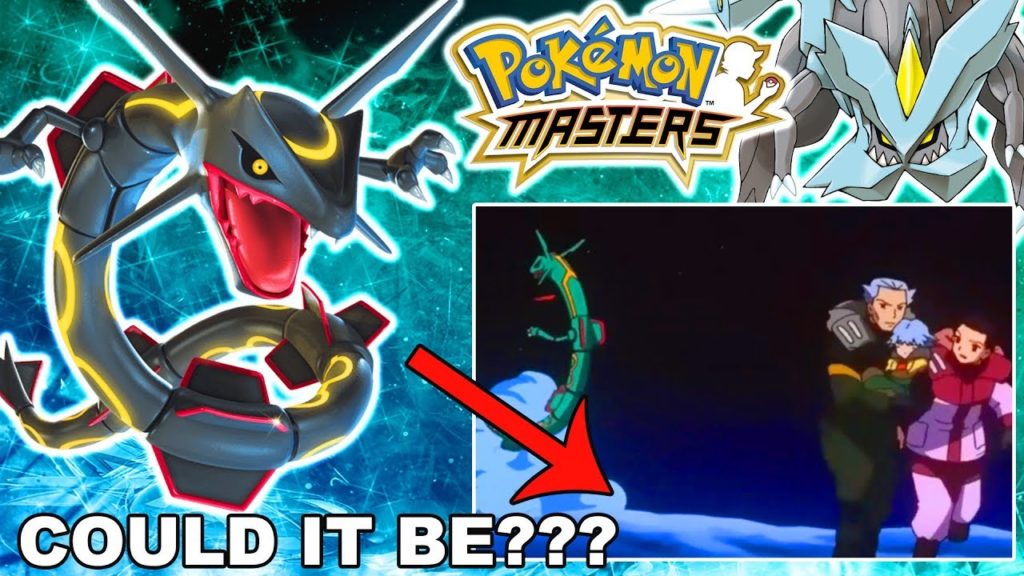 WHO COULD THE NEW LEGENDARY EVENT ACTUALLY BE? RAYQUAZA? RESHIRAM? KYUREM? | Pokemon Masters