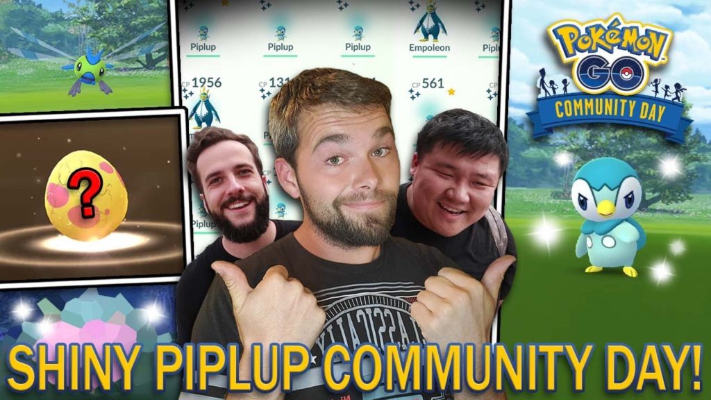 SHINY PIPLUP COMMUNITY DAY! THIS ONE WAS FUN (Pokemon GO Community Day)