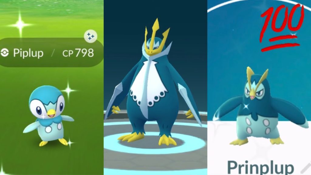 100 IV SHINY PIPLUP!! Pokémon Go January Community Day 2020! Max IV Shiny Empoleon!