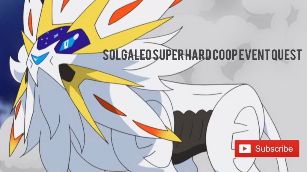 Pokemon Masters Coop Game Super Hard Deafeting Solgaleo