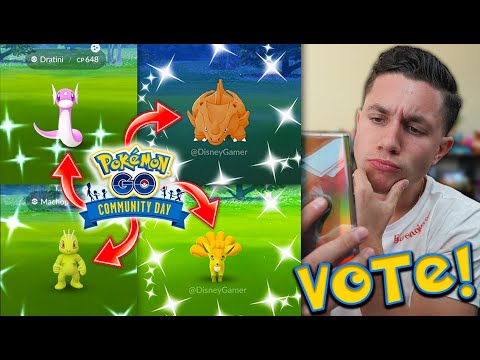 FIRST TIME IN POKÉMON GO HISTORY YOU DECIDE! February Community Day SHINY VOTE!