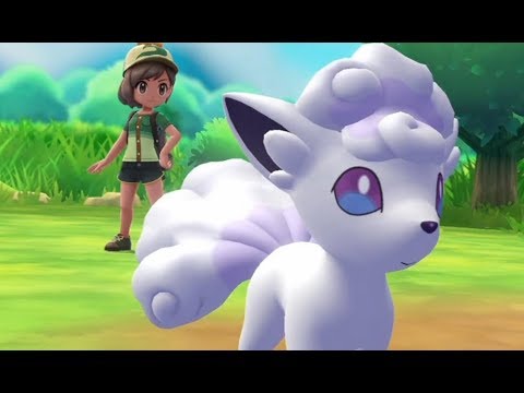 綠紙實況 NS 精靈寶可夢 Let's GO 皮卡丘、伊布 !【 Re : 異色 閃光 色違 阿羅拉 冰六尾 3684Get! Shiny Alolan Vulpix 】先行版 (繁體中文)