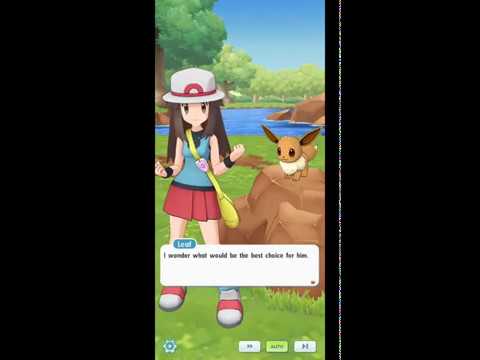 Pokemon Masters - Pulling for Leaf and Eevee (First Thoughts Gameplay, and Sync Pair Story)