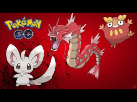 Pokemon Go Lunar Event Live Shiny Wild Magmar & Gyarados