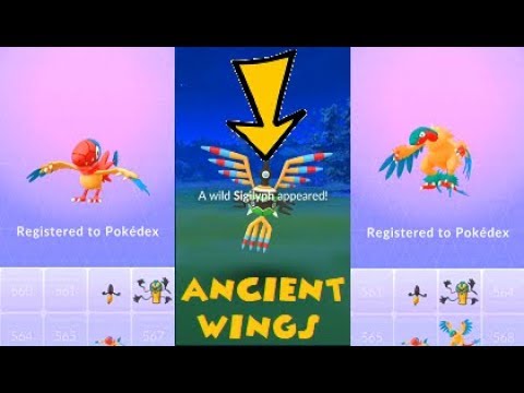 Pokemon Go Sigilyph-Archen Catches & Archeops Evolution