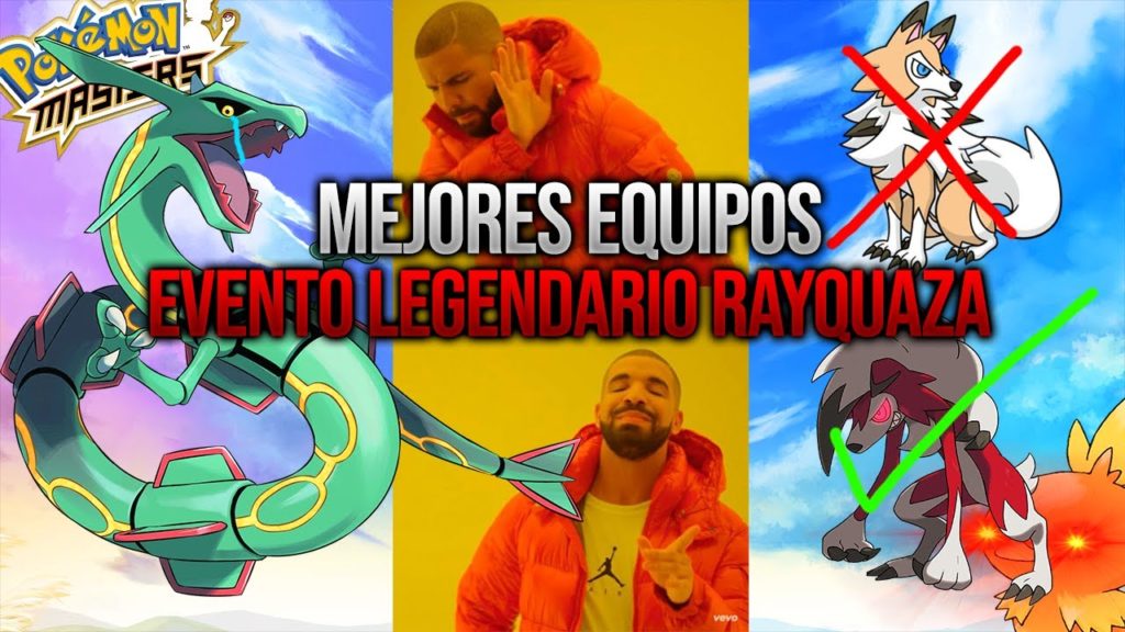 MEJORES EQUIPOS F2P EVENTO LEGENDARIO RAYQUAZA| Pokémon Masters en Español