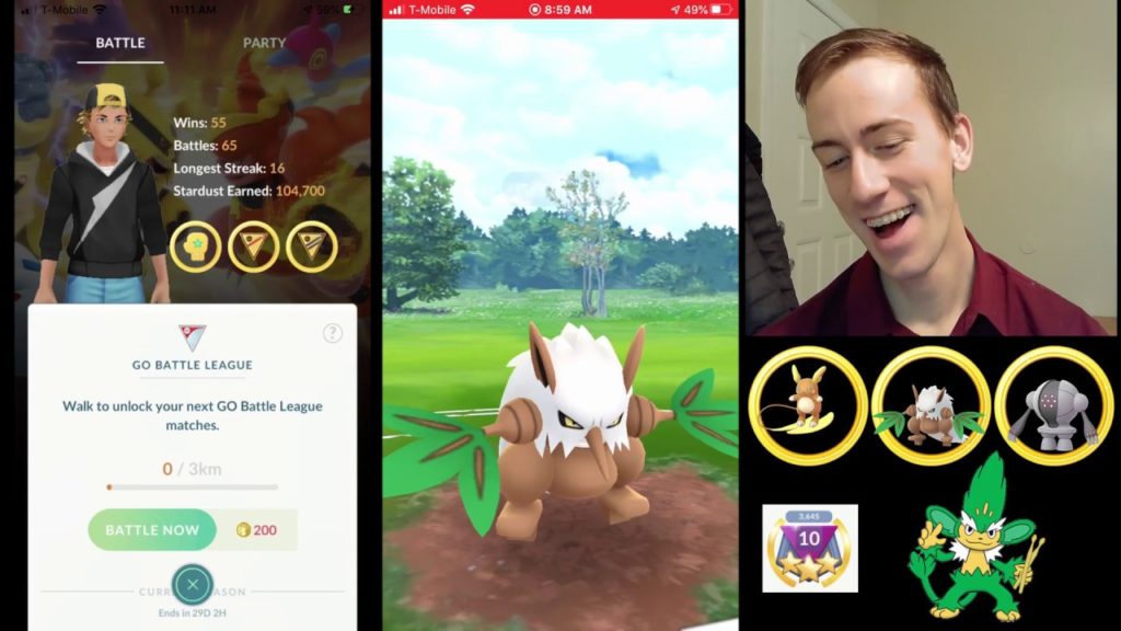 SHIFTRY HAS SWAG IN GBL | Go Battle League Battles Pokemon Go PvP