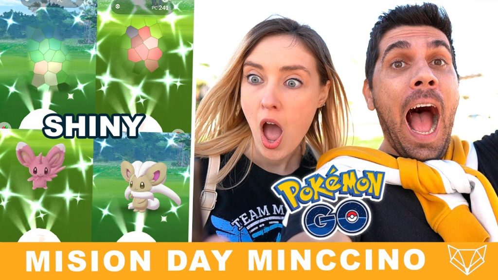 JAMÁS PENSAMOS CONSEGUIR TANTOS SHINIES - MISION DAY DE MINCCINO en Pokémon GO [Neludia]