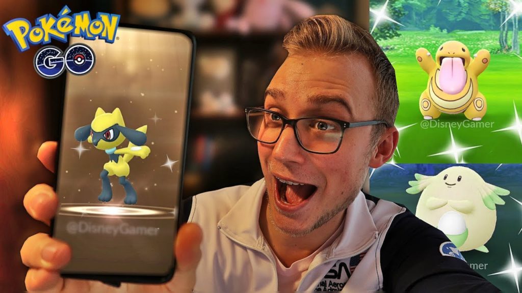 SHINY RIOLU, SHINY CHANSEY, SHINY LICKITUNG W POKEMON GO!