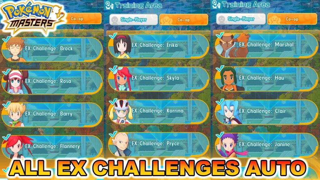 COMPLETING EVERY SINGLE EX VH CHALLENGE ON AUTO! | Pokemon Masters
