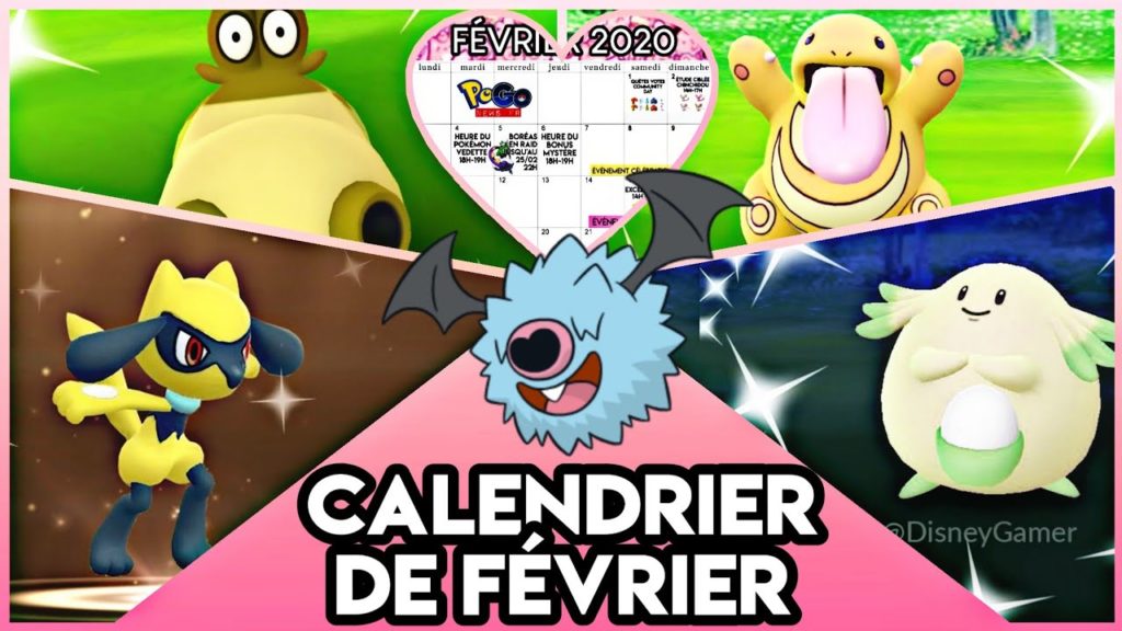 PoGo News FR - Événements Pokémon Go Février - Shiny & Bonus - Pass de Raid Gratuits - Nanméouïe