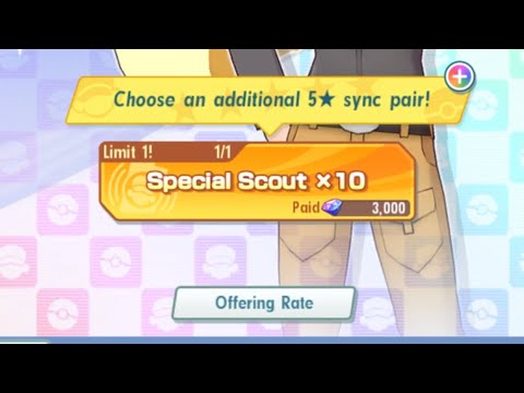 Pokémon Masters!!! 5* Select Special Scout for Lycanrock!!!