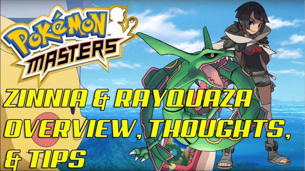 Pokemon Masters: ZINNIA & RAYQUAZA OVERVIEW, THOUGHTS, & TIPS