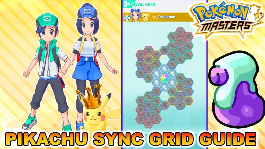 POTIONS MASTER PIKACHU? SO MANY DIFFERENT BUILDS! PIKACHU SYNC GRID GUIDE! | Pokemon Masters