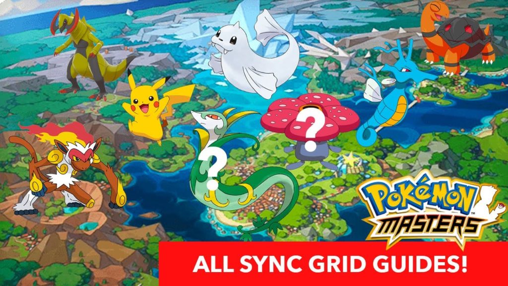 ALL SYNC GRID GUIDES! / Pokemon Masters