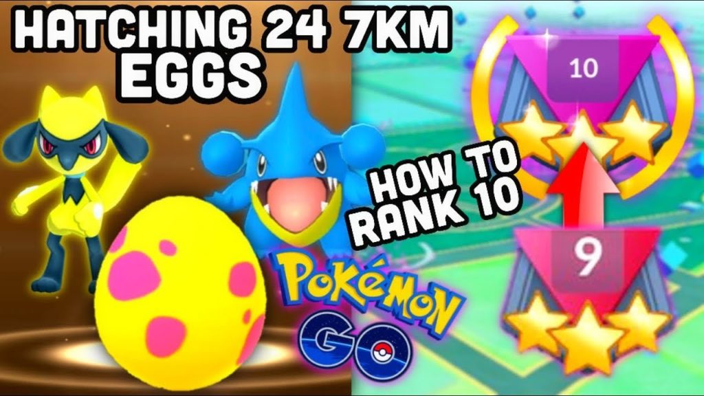 Hatching 24 Event 7km Eggs in Pokémon GO | Why you can't reach Rank 10 | RAGE QUIT