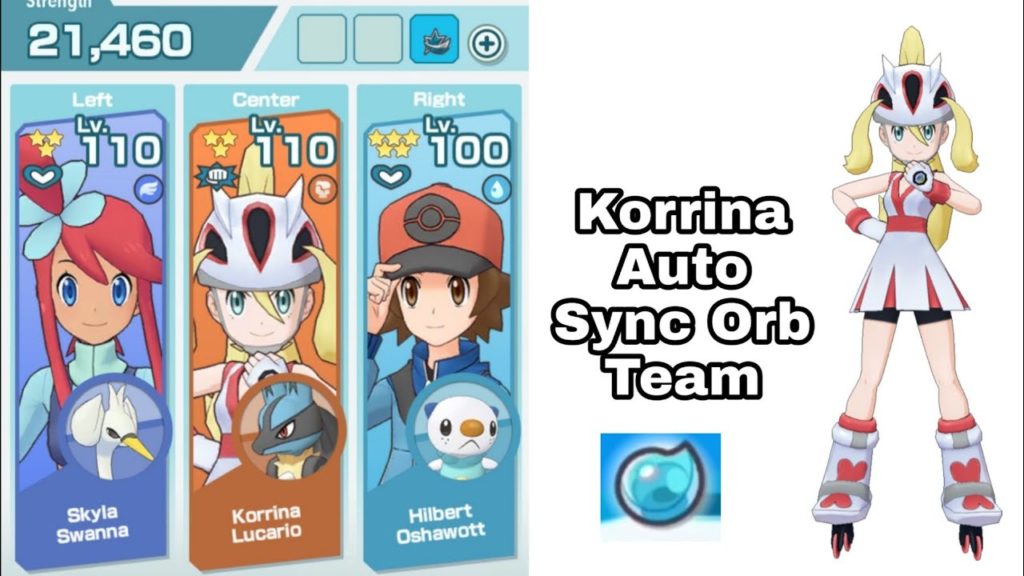 Korrina Sync Orb Auto Team Farm - Pokemon Masters