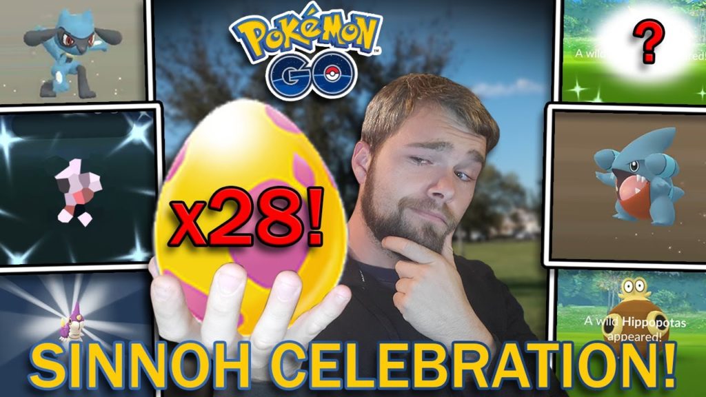 28 SINNOH CELEBRATION EVENT EGGS HATCHED! MORE SHINY POKEMON CAUGHT! (Pokemon GO)