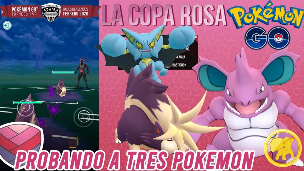 ¡GLISCOR, NIDOKING Y SKUNTANK en la ROSE CUP!-Pokémon Go PvP