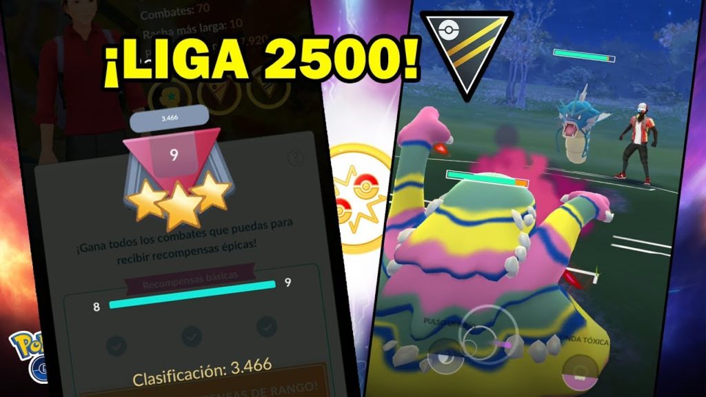 ¡DIRECTO! BATALLAS LIGA ULTRA (2500) en RANGO 9 DE GO BATTLE LEAGUE en POKEMON GO