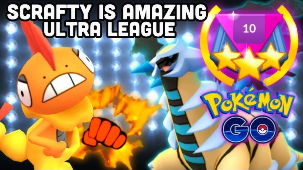 Crafty Scrafty in GO Battle League Ultra Rank 10 Pokemon GO