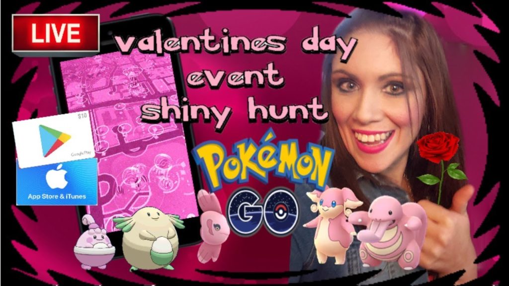 !LIVE POKEMON GO W/ FUN&CRAZY SUNNY! GIFTCARD GIVEAWAYS! VALENTINES DAY EVENT SHINY HUNT FOR CHANCEY