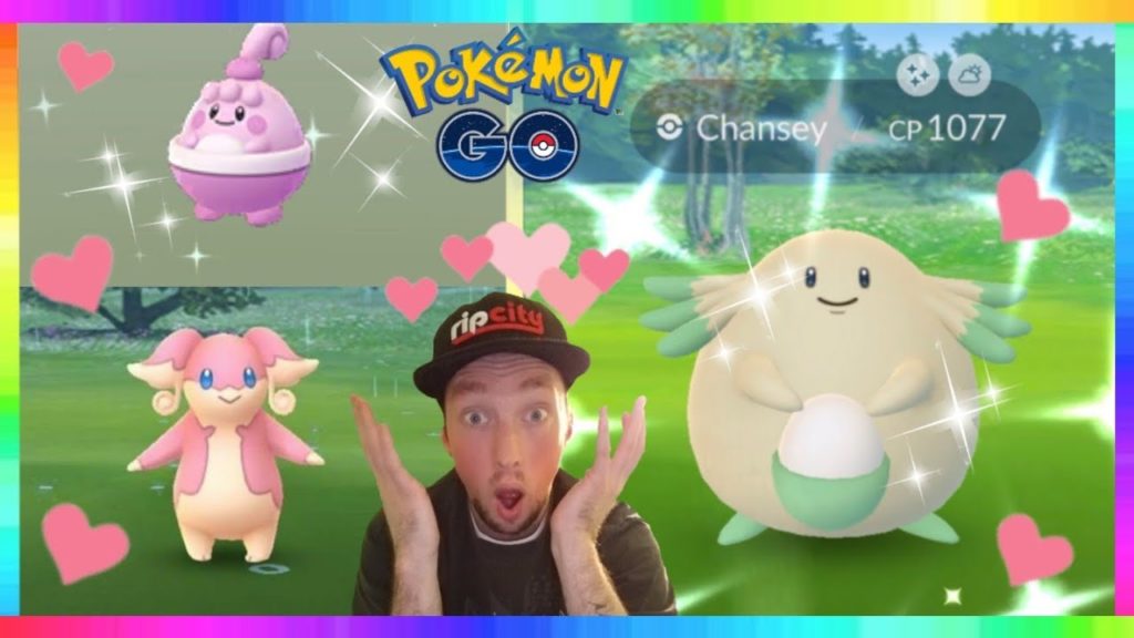 NEW SHINY CHANSEY & HAPPINY IN POKEMON GO! VALENTINE'S DAY EVENT! AUDINO & ALOMOMOLA RELEASED!