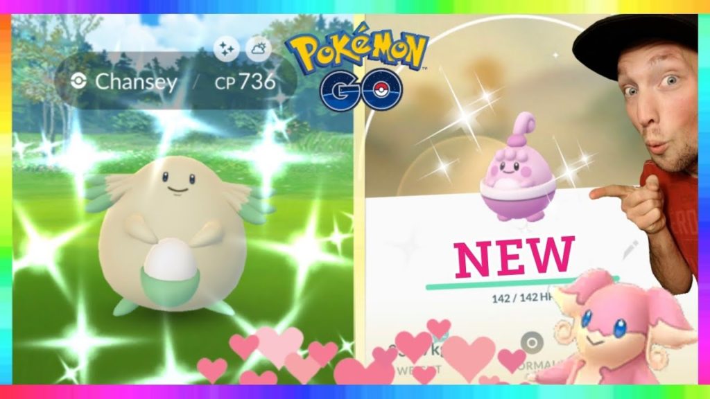 NEW VALENTINES DAY EVENT IN POKEMON GO! SHINY CHANSEY & SHINY HAPPINY HUNTING!