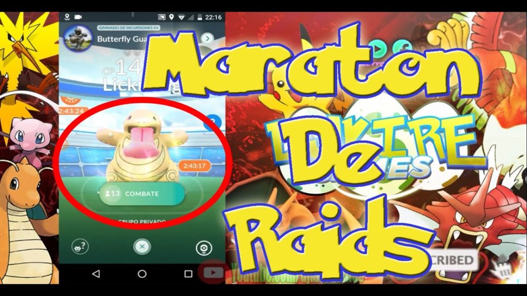VAMOS AL SHINY!! GENIAL MARATON DE RAIDS LICKITUNG RAID DAY POKEMON GO (5 PRIMEROS PASES ) djkire