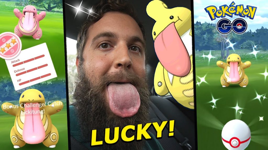I WAS LUCKY WITH SHINY LICKITUNG! (100% CATCH + MORE) - Pokemon Go